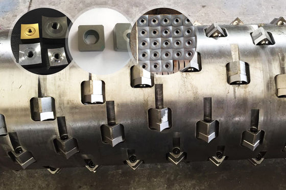 kwaliteit  Twin Shaft Plastic Shredder Blades , CE Shredder Machine Blades fabriek