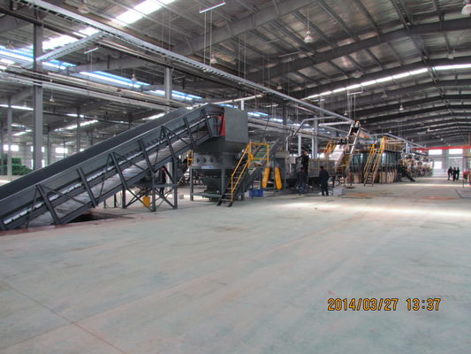 de Motor Plastic Fles van 100kw Wannan Recyclingsmachines