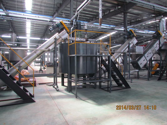 de Motor Plastic Fles van 100kw Wannan Recyclingsmachines
