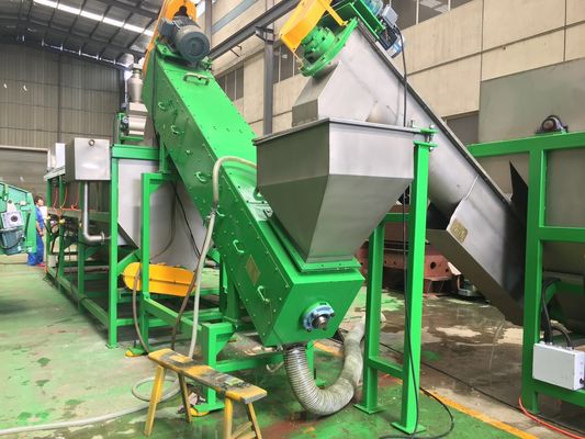 300kg/h, 500kg/h, 1000kg/h-HDPE flessen het verpletteren en wasmachine