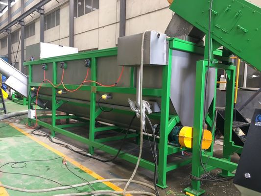 300kg/h, 500kg/h, 1000kg/h-HDPE flessen het verpletteren en wasmachine