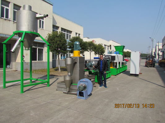 3Phase filmplastiek die Machine1000kg/h Plastic Korrelende Machine pelletiseren