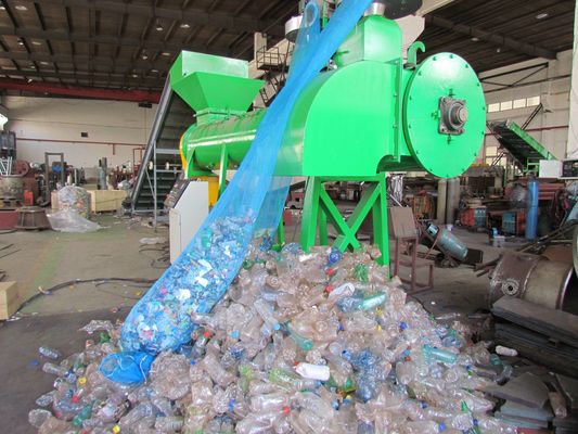 Het plastic Vlekkenmiddel van het flessenetiket, huisdier plastic recyclingsmachine, huisdierenfles recyclingsmachine, waterfles recyclingsmachine