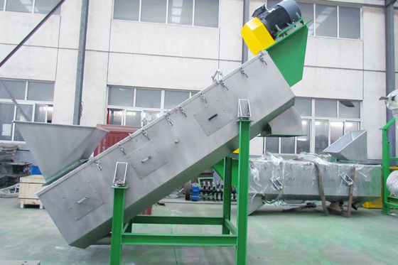 22kw de Film van de wrijvingwasmachine Plastic Recyclingsmachine