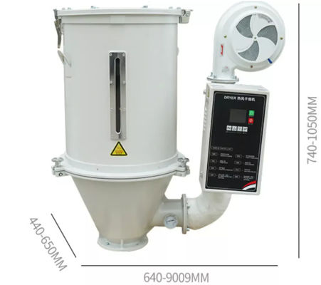 vultrechterdroger voor pp-PE korrels, capaciteit 25kg~500kg/h
