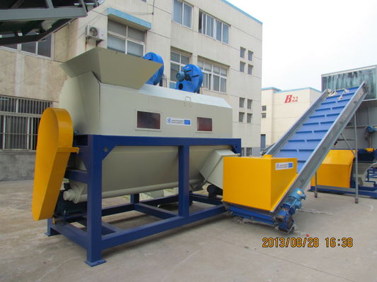 3000kg/Hr Ldpe die Film het Plastic Zand van de Recyclingsmachine/Grasvlekkenmiddel met mulch bedekken