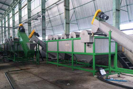 Van de het Recyclingsmachine van HDPP Plastic de Waslijn
