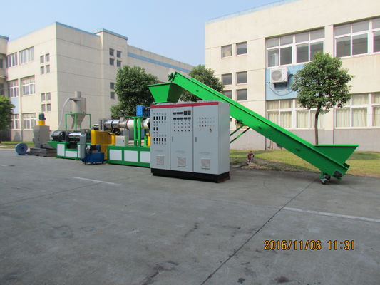 50Hz plastic Korrelende Machine, pp Geweven Industriële Plastic Granulator