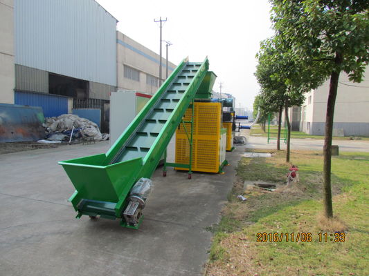 50Hz plastic Korrelende Machine, pp Geweven Industriële Plastic Granulator