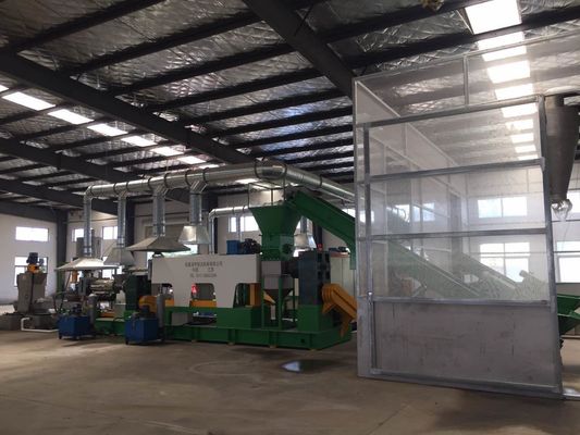 1000kg/h PE filmsplastiek die Recyclingsmachine pelletiseren