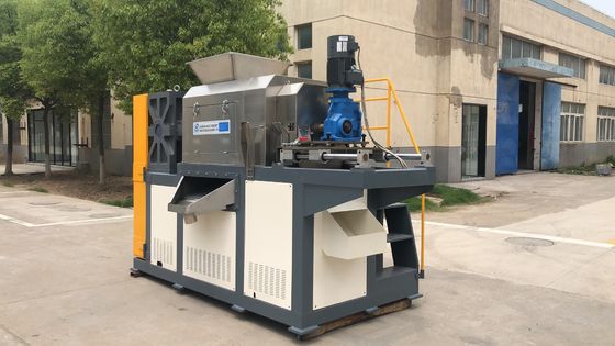 het geweven afval pp doet pp-film in zakken drukkend pelletiserend machine, afval plastic film recyclingsmachine, pe pp die machine recycleren