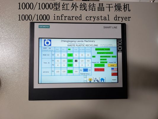 Energie - de Omwentelingsird Plastic Drogere Machine van de besparingstrommel