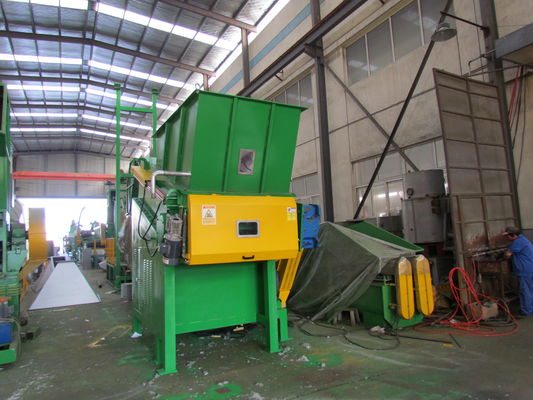 1500kg/H plastic Afvalontvezelmachine, Ton Bags Plastic Shredding Machine
