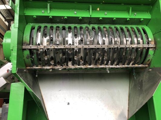 1500kg/H plastic Afvalontvezelmachine, Ton Bags Plastic Shredding Machine