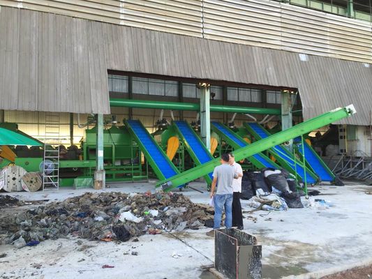 3 Geweven de fase doet Plastic Film Recyclingsmachine in zakken