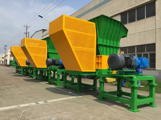38 Ontvezelmachine van de Blad18.5kw de Plastic Trommel, Dubbele Schachtontvezelmachine Met geringe geluidssterkte