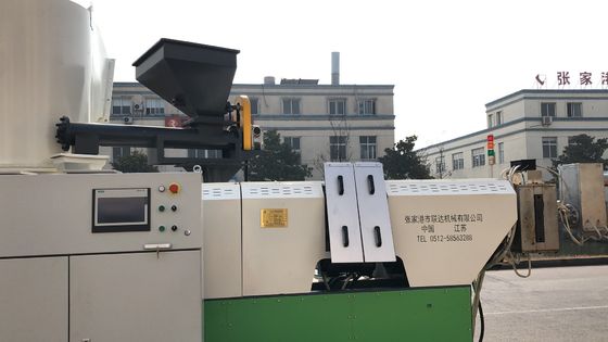PE pp Korrels die Machine, 198mm Plastic Pelletiserende Machine maken