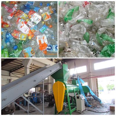 Van het het Etiketvlekkenmiddel van de HUISDIERENfles van de de Machinefles het Etiketseparator/huisdierenfles het Schoonmaken Machine/PET fles recyclingsmachine